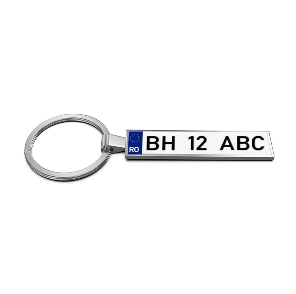 Breloc metalic insertie foto AUTO