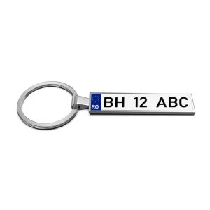 Breloc metalic insertie foto AUTO
